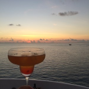 Cocktail on the boat!