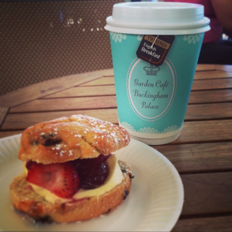 Cream tea at Buckingham palace