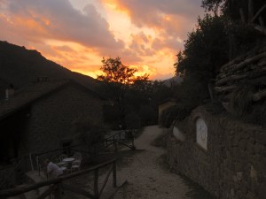 Sunset Pian di Fiume Bagni di Lucca
