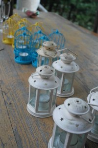 Tuscan wedding lanterns